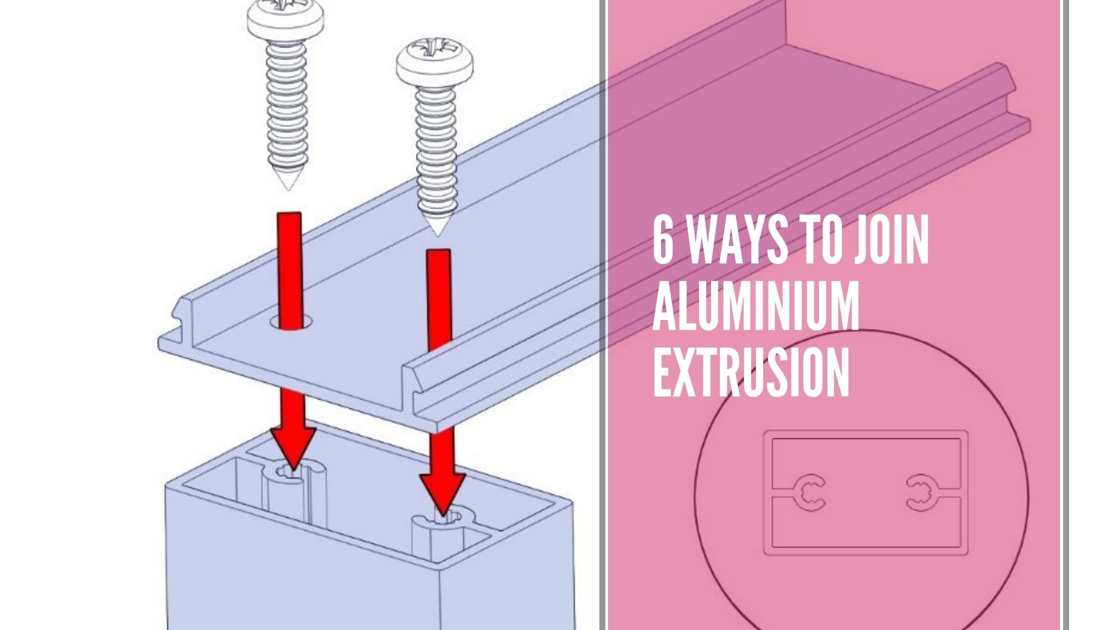 6 Ways to join aluminium extrusions